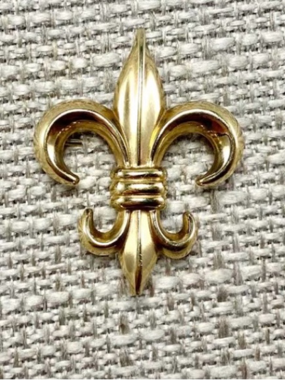 Vintage CARL ART  1/20 12K G. F. Fleur De Lis Watch Hanger Brooch Pin